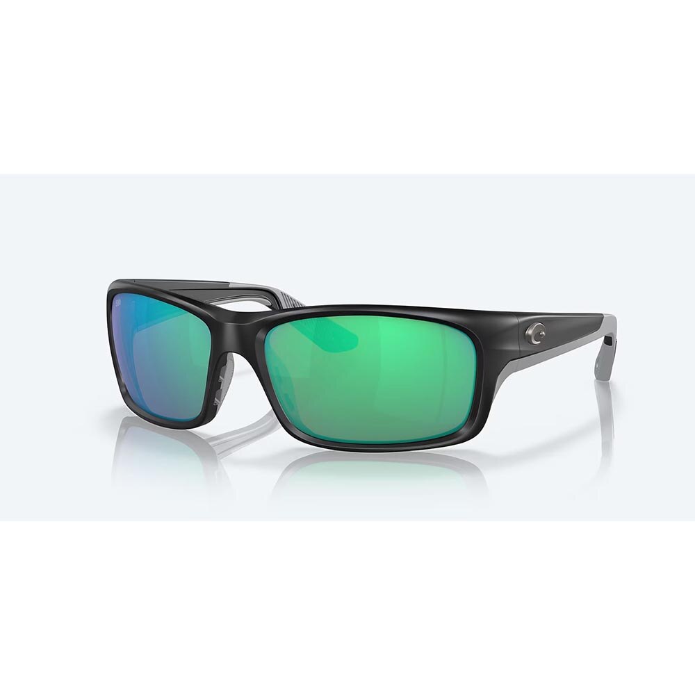Costa Jose Pro Polarized Sunglasses in Matte Black with Green Mirror 580G